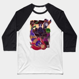 Teen Titans, GO! For Pizza Baseball T-Shirt